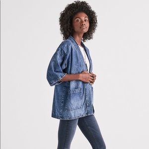 Lucky Brand Denim Kimono Coat